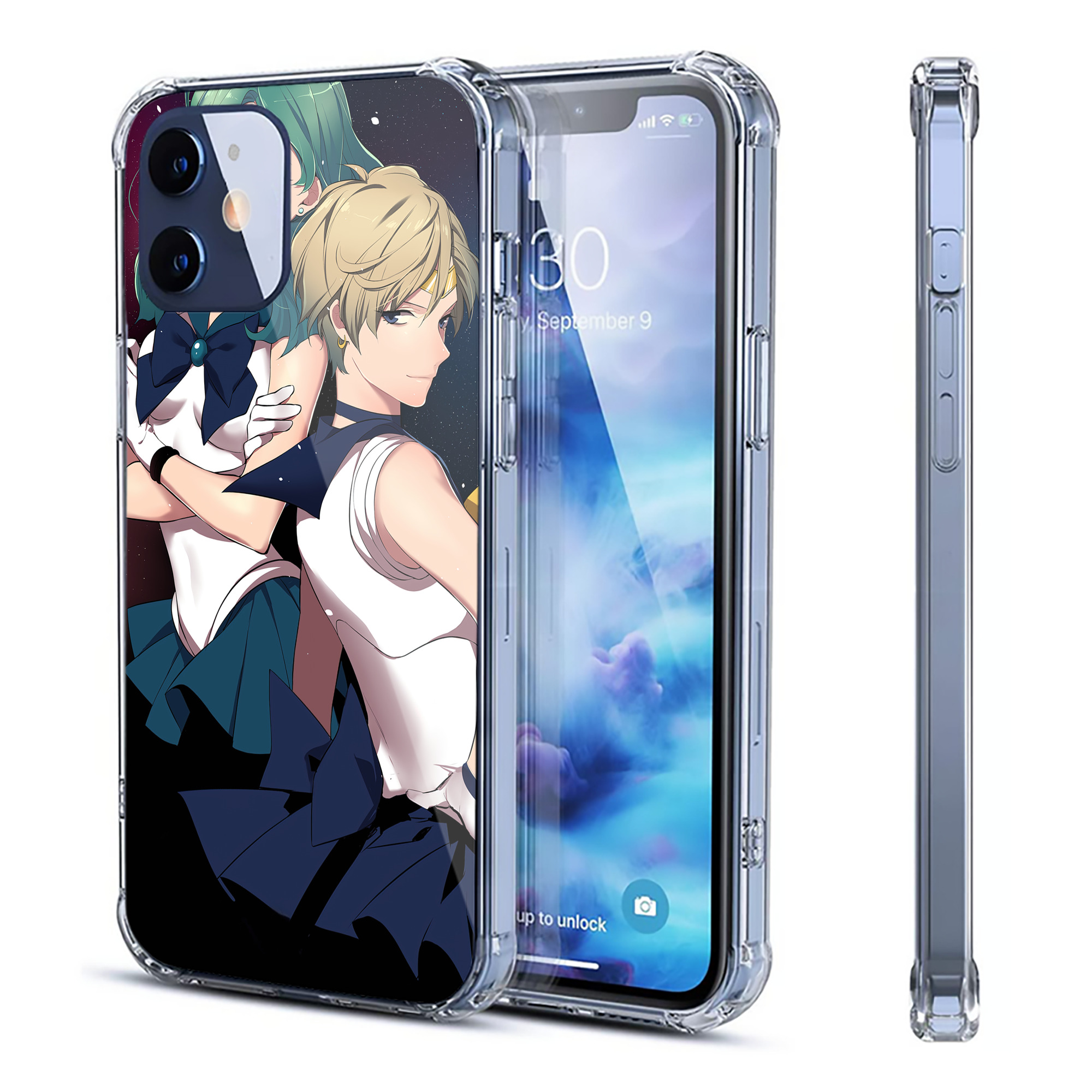 （画像用） 美少女戦士セーラームーン Sailor Moon 【iPhone 12シリーズ対応】透明スマホケース（クリアソフトケース）